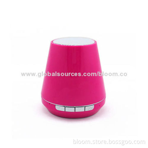 Aluminum Plastic Mini Bluetooth Speaker, Super Portable, 3W Output Power, High-voice Quality